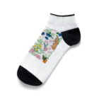 Happy Shopの爽やか花柄 Ankle Socks