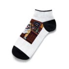 barisukaのバーに来たブルドッグ Ankle Socks