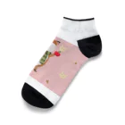 和み庵のキツネ君と遊ぼ Ankle Socks