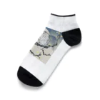 bigbamboofamilyの眠りの梟 Ankle Socks