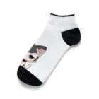 momoAnnu_Shopのルにゃ Ankle Socks