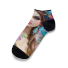💖宇宙整体♪🌈♪こころからだチャンネル♪💖の癒しの光 Ankle Socks