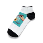 katohkouchiのCreate_an_illustration_of_a_cat_doing_something_hu_latest_funny_cat Ankle Socks