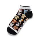 mochihouseのイッヌ大集合 Ankle Socks