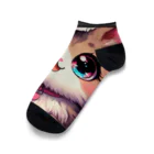 yos-1292583のねこニコばん Ankle Socks