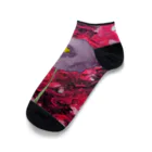 Royのケシの花 Ankle Socks