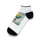 Oimo_shanの旅するカエルさん Ankle Socks