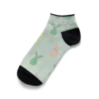 うさぎやのうさぎ柄8 Ankle Socks