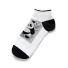 たまとの愉快なショップのパンダちゃん Ankle Socks