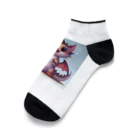 nekodoragonのびっくり！ 猫ドラゴン Ankle Socks