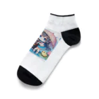 かるるんショップのカメラと傘とうさ耳少女とシリーズ　撮影 Ankle Socks