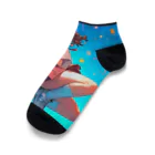 AQUAMETAVERSEの星屑のメロディ Marsa 106 Ankle Socks