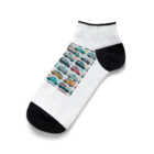 Ricueのカワイイはたらくクルマたち1 Ankle Socks