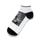 cotaro_worksのドラゴン 鉛筆画03 Ankle Socks