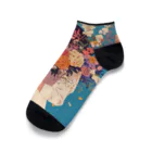 AQUAMETAVERSEの花束をあなたに　Hime  2530 Ankle Socks