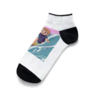 hibiking06の赤ちゃん　サーフィン Ankle Socks