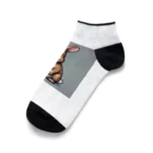 miyasaku102のドット絵ウサギ Ankle Socks