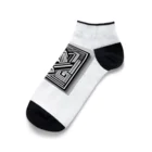 u_me_u_meの幾何学模様2 Ankle Socks