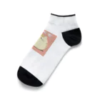 まるくてゆるい生き物屋さんのまるねこさん Ankle Socks