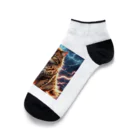 RM88の稲妻ニャン Ankle Socks