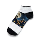 space catの猫の集会 Ankle Socks