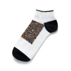 GoodTechのカラフルな幾何学模様アートプリント Ankle Socks