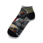 ぱぴぷSHOPのドラムをたたくゴリラ Ankle Socks