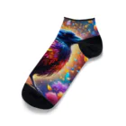 yamamon39のカラス　001 Ankle Socks