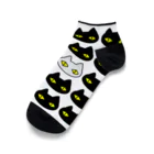 F2 Cat Design Shopの黒猫ボディーガード 001 Ankle Socks