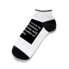 R.O.Dの"The only limit to our realization of tomorrow will be our doubts of today." - Franklin D.  Ankle Socks