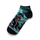 momonekokoのROCKな恐竜 Ankle Socks