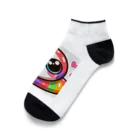 yuyuworldのにこにこスマイル Ankle Socks