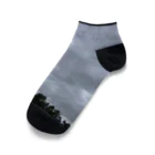 そらの4月24日　雷みたいな雲空 Ankle Socks