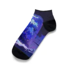 AQUAMETAVERSEのブリザードフラワーをガラスドームの中へ　ラフルール　1859 Ankle Socks