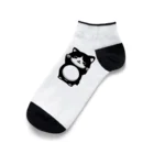 ゆるねこshopのお腹のでてる猫16 Ankle Socks