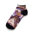 ピクセルパレットのドラゴンと可愛い女の子3 Ankle Socks