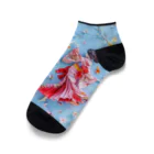 AQUAMETAVERSEの折紙人形アート　なでしこ1478 Ankle Socks