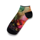 AQUAMETAVERSEの幻想的で綺麗な花　ラフルール　1859 Ankle Socks