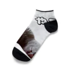 ねこはっぴきの怠惰なねこ（おでぶver.） Ankle Socks