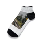 atoyuki_SHOPの鉄道レールデザイン Ankle Socks