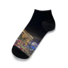 monkey_tkのラスベガス　夜景　カジノ Ankle Socks