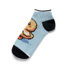 himajinseijin01のドット絵ミニアヒルちゃん大きめサイズ Ankle Socks