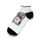 WhimsyWaresのうさぎ Ankle Socks