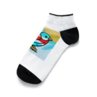 bugisショップの煌めくトロピカルバード🐦️ Ankle Socks