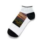 wassanwの日没の風景 Ankle Socks