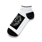 rinaPoohのドクロ Ankle Socks