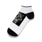 wワンダーワールドwのSKULL013 Ankle Socks