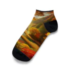 Rパンダ屋の「秋風景グッズ」 Ankle Socks
