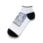 pon_gashiの可愛いだけじゃない！ ガンギマリ猫の魅力満載！ Ankle Socks