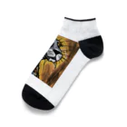 Ppit8の野生の猫 Ankle Socks